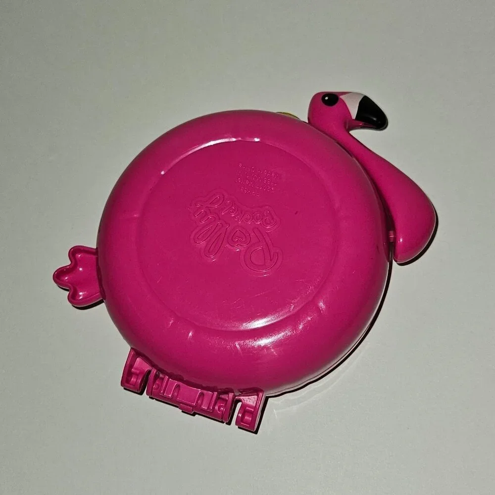 Polly Pocket Flamingo Floatie Compact Lila Doll Mattel 2017